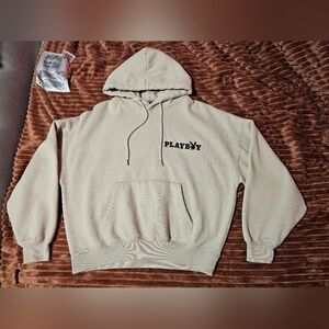 Playboy Beige Hoodie